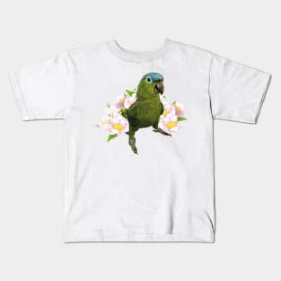 blue-crowned parrot Kids T-Shirt